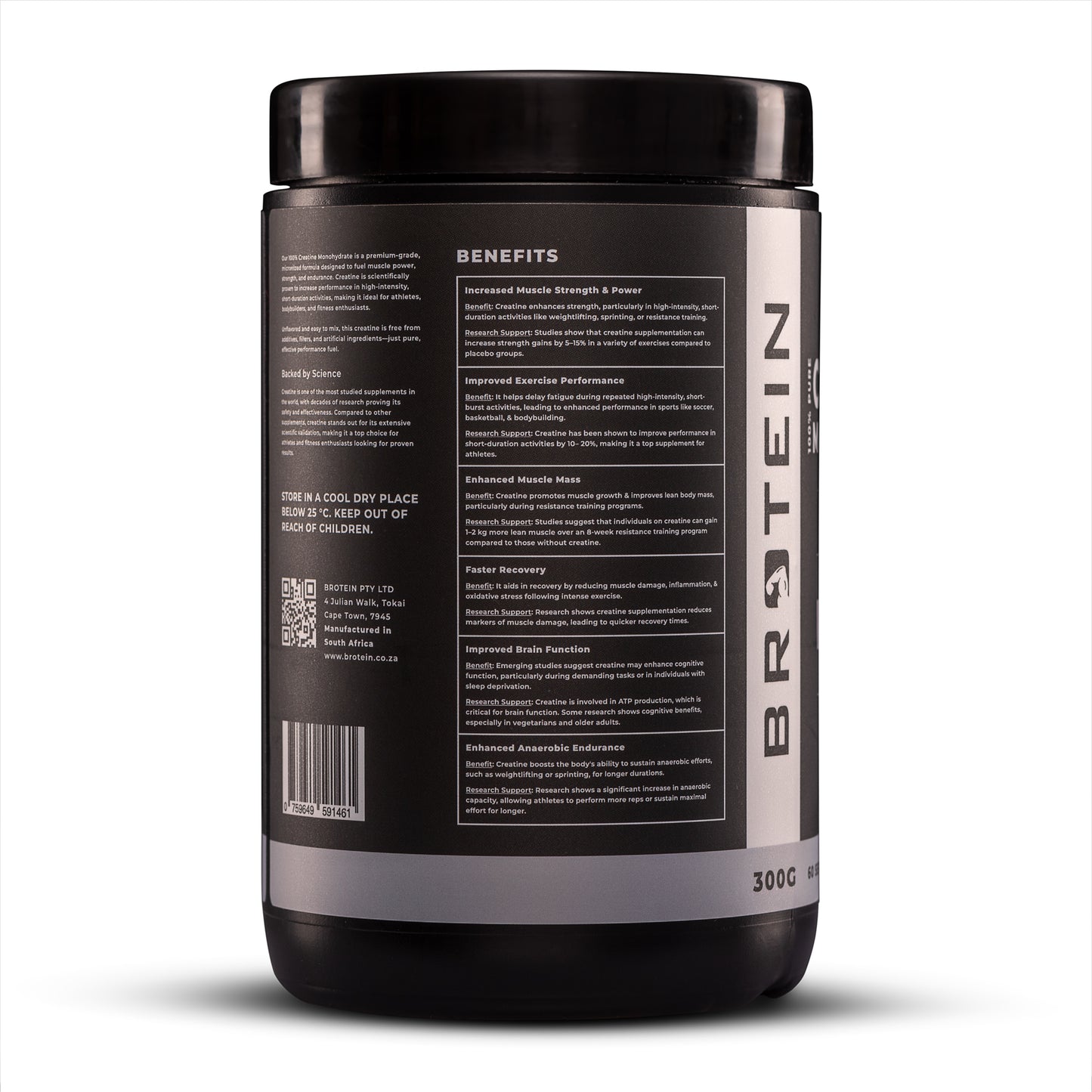 Creatine Power Pack (2 x Brotein 100% Pure Creatine Monohydrate)
